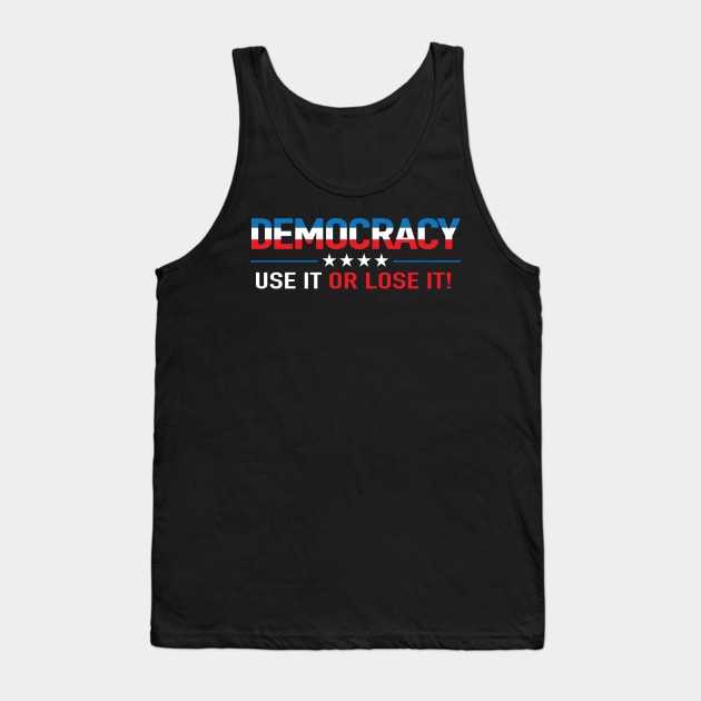 DEMOCRACY Tank Top by DesignWise